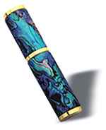 lipstick case utilizing Aqua Blue product